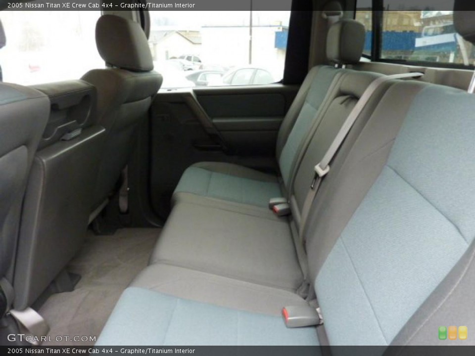 Graphite/Titanium Interior Photo for the 2005 Nissan Titan XE Crew Cab 4x4 #44904755