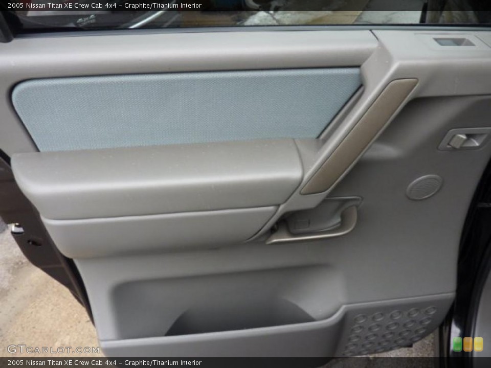Graphite/Titanium Interior Door Panel for the 2005 Nissan Titan XE Crew Cab 4x4 #44904771