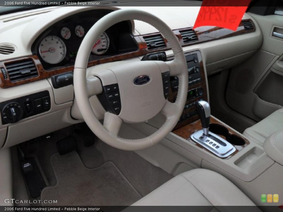Pebble Beige Interior Prime Interior for the 2006 Ford Five Hundred Limited #44904939