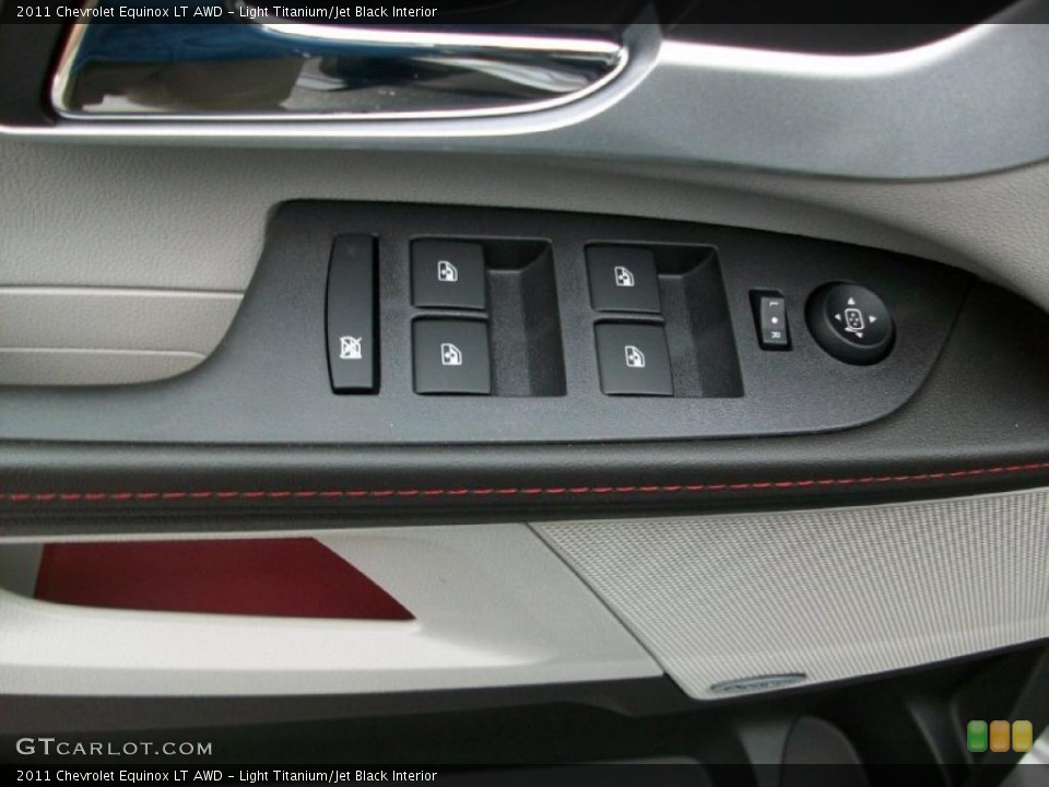 Light Titanium/Jet Black Interior Controls for the 2011 Chevrolet Equinox LT AWD #44907943
