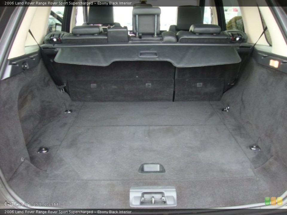 Ebony Black Interior Trunk for the 2006 Land Rover Range Rover Sport Supercharged #44909003