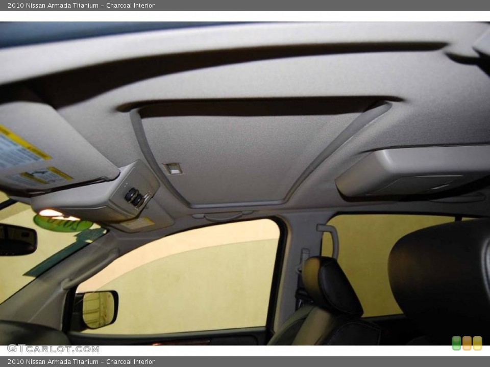 Charcoal Interior Sunroof for the 2010 Nissan Armada Titanium #44909819
