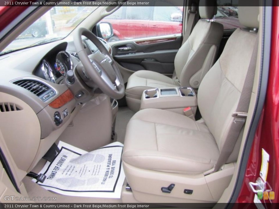 Dark Frost Beige/Medium Frost Beige Interior Photo for the 2011 Chrysler Town & Country Limited #44911855