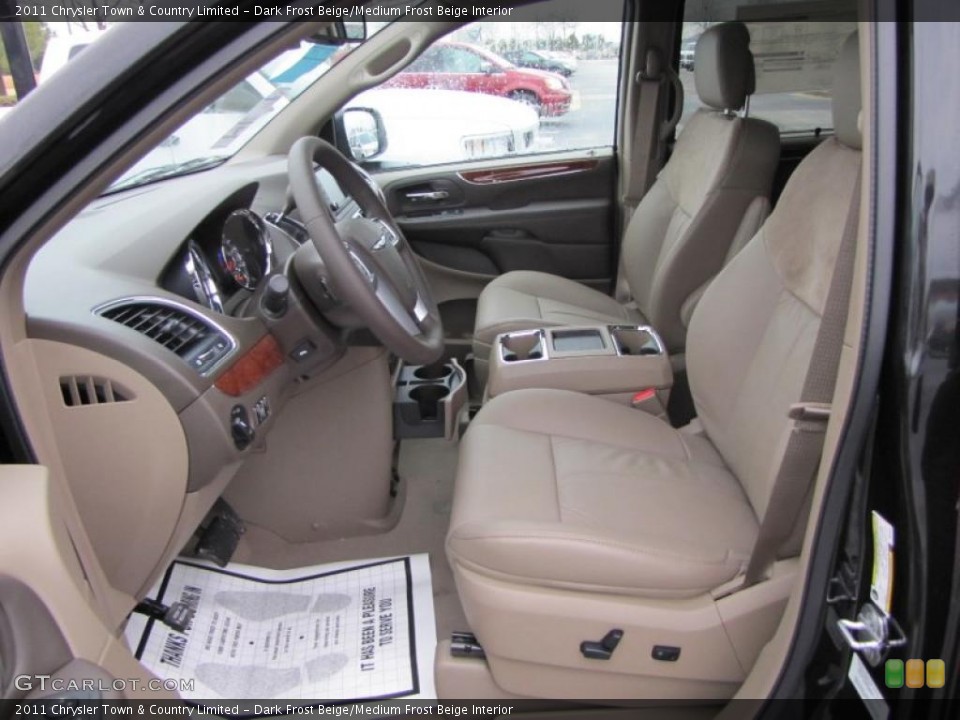 Dark Frost Beige/Medium Frost Beige Interior Photo for the 2011 Chrysler Town & Country Limited #44912063
