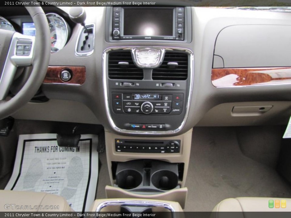 Dark Frost Beige/Medium Frost Beige Interior Dashboard for the 2011 Chrysler Town & Country Limited #44912123