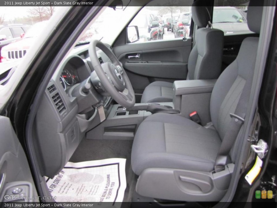 Dark Slate Gray Interior Photo for the 2011 Jeep Liberty Jet Sport #44912799