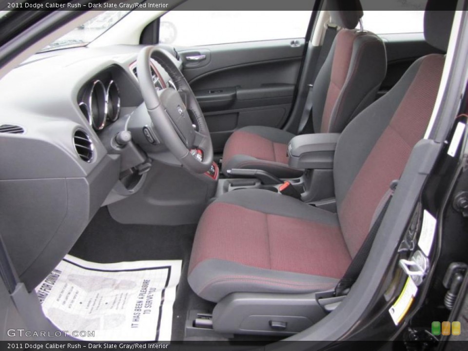 Dark Slate Gray/Red Interior Photo for the 2011 Dodge Caliber Rush #44913095