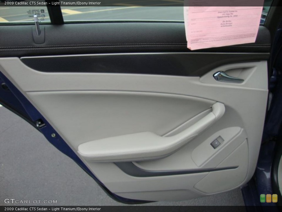 Light Titanium/Ebony Interior Door Panel for the 2009 Cadillac CTS Sedan #44913692