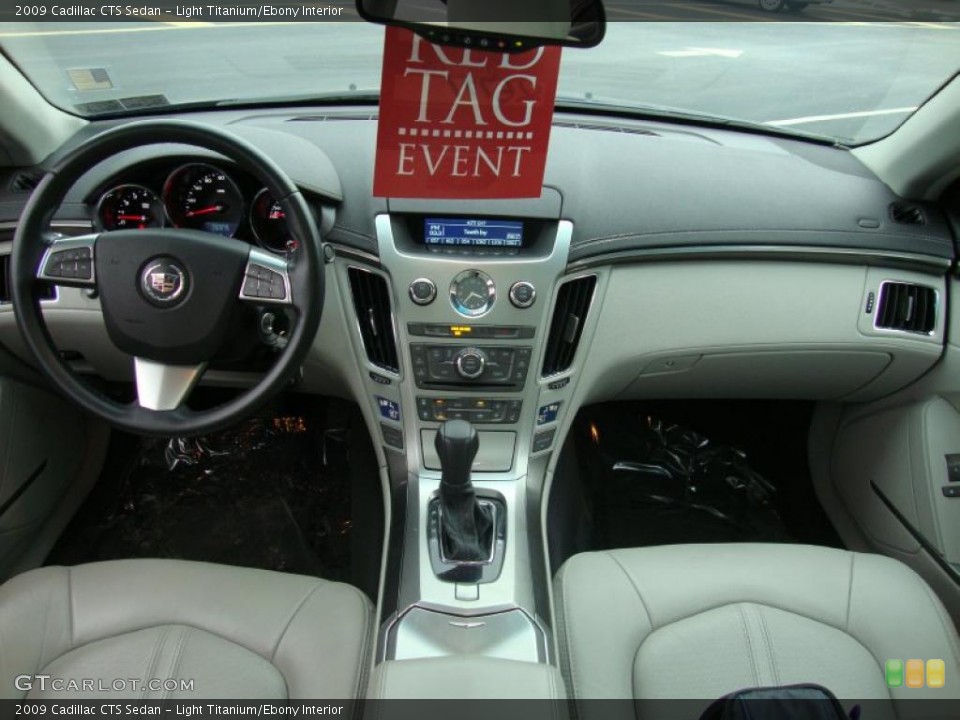Light Titanium/Ebony Interior Dashboard for the 2009 Cadillac CTS Sedan #44913708