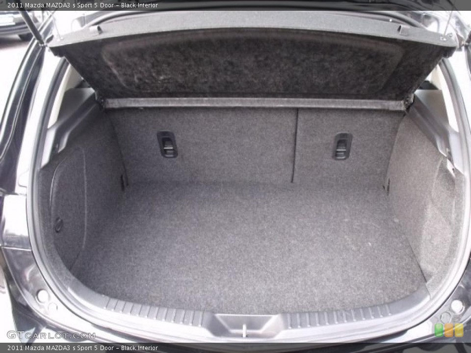 Black Interior Trunk for the 2011 Mazda MAZDA3 s Sport 5 Door #44913824
