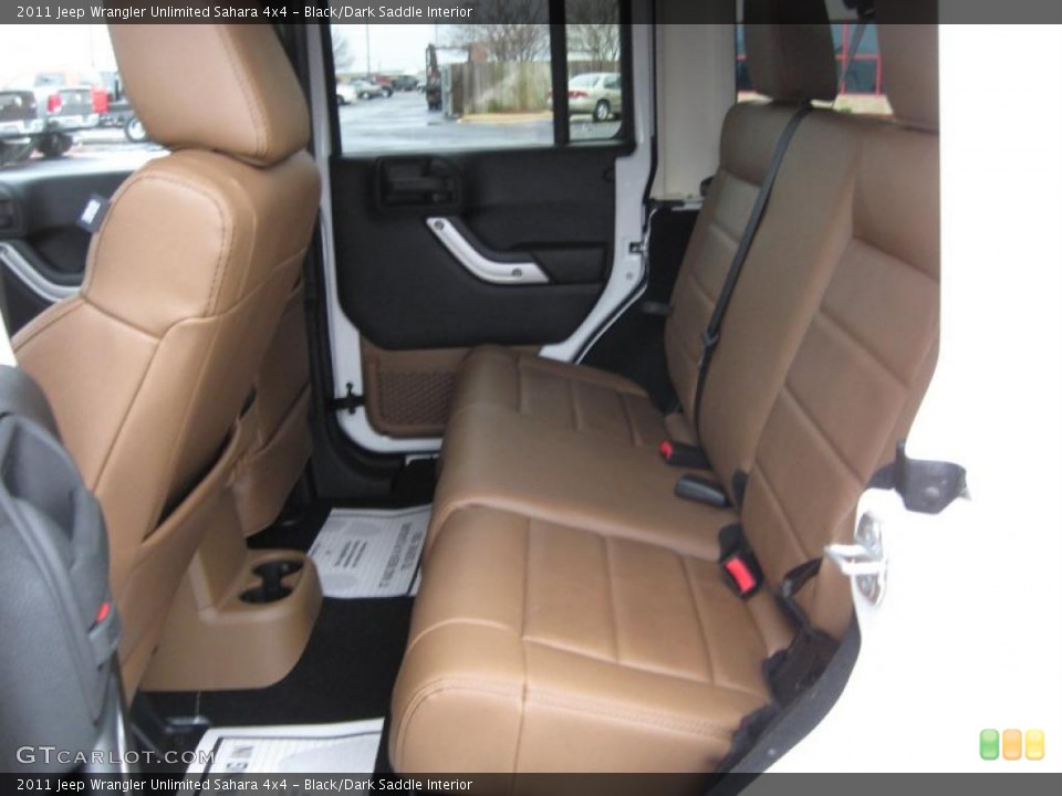 Black/Dark Saddle Interior Photo for the 2011 Jeep Wrangler Unlimited Sahara 4x4 #44914676