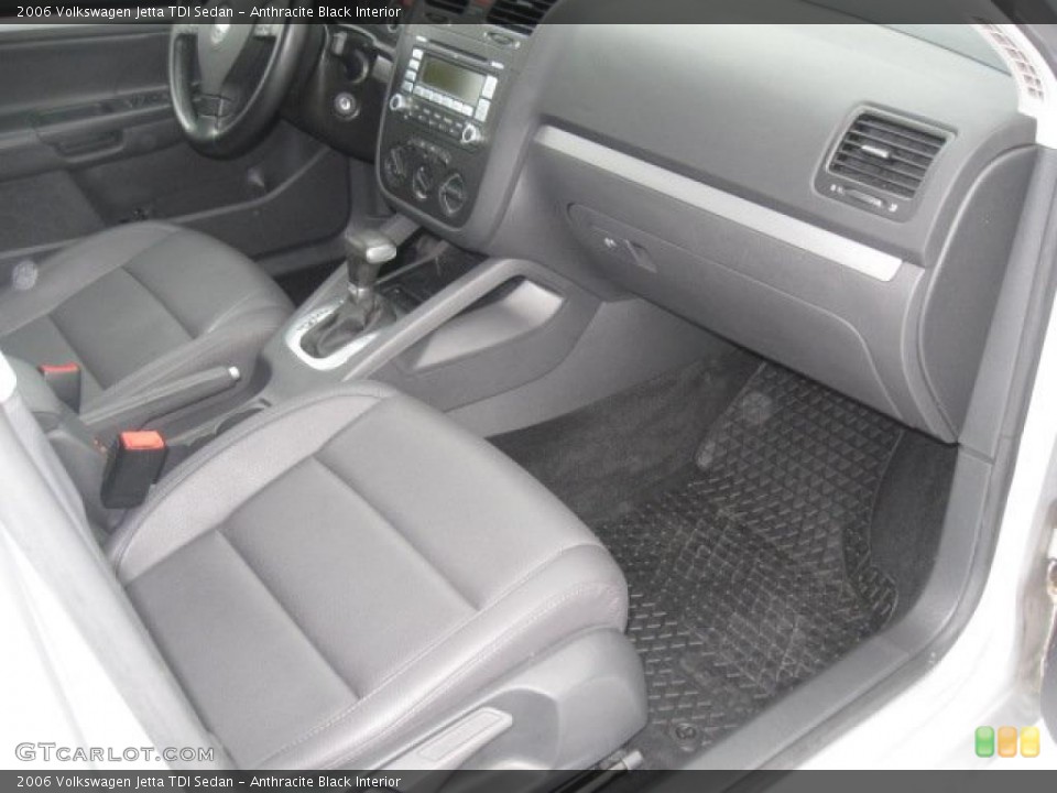 Anthracite Black Interior Photo for the 2006 Volkswagen Jetta TDI Sedan #44915864