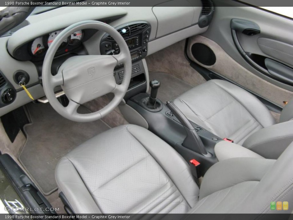 Graphite Grey Interior Prime Interior for the 1998 Porsche Boxster  #44915916