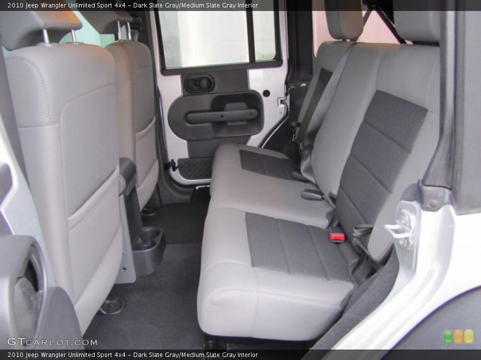 Dark Slate Gray/Medium Slate Gray Interior Photo for the 2010 Jeep Wrangler Unlimited Sport 4x4 #44917832