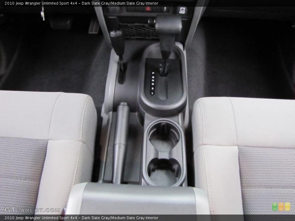 Dark Slate Gray/Medium Slate Gray Interior Transmission for the 2010 Jeep Wrangler Unlimited Sport 4x4 #44917964