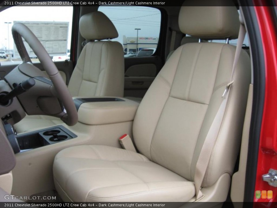 Dark Cashmere/Light Cashmere Interior Photo for the 2011 Chevrolet Silverado 2500HD LTZ Crew Cab 4x4 #44918068