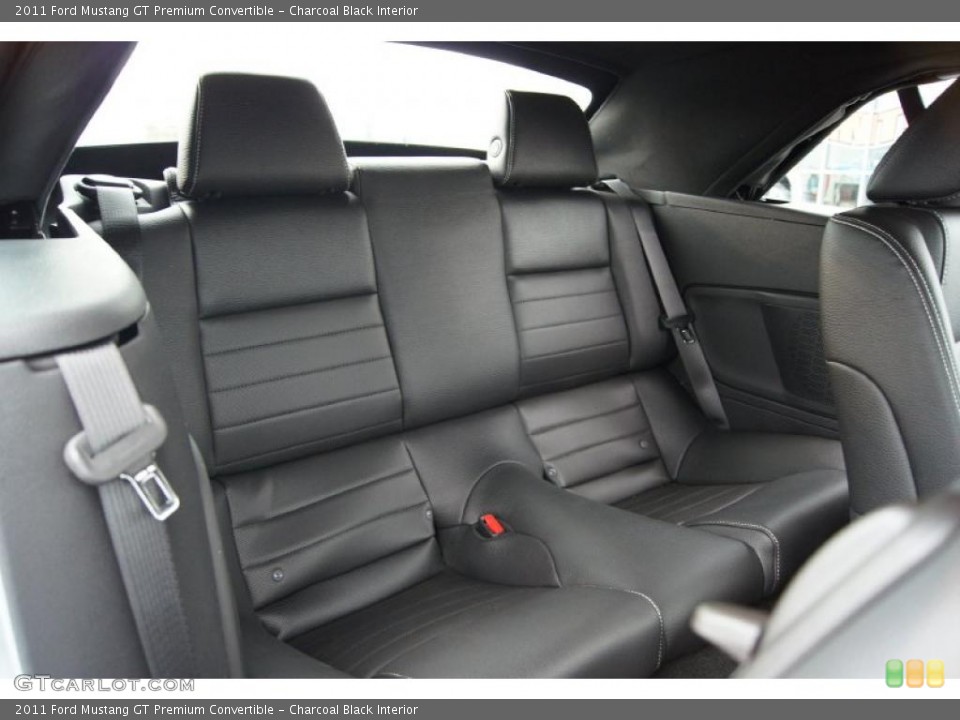Charcoal Black Interior Photo for the 2011 Ford Mustang GT Premium Convertible #44919552