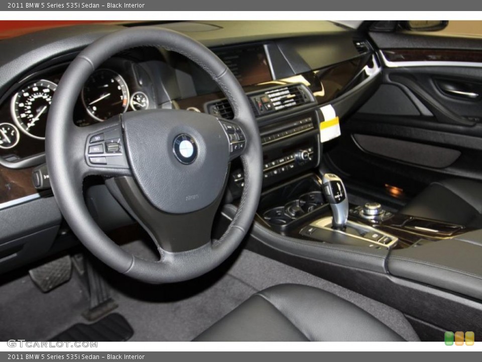 Black Interior Photo for the 2011 BMW 5 Series 535i Sedan #44921048