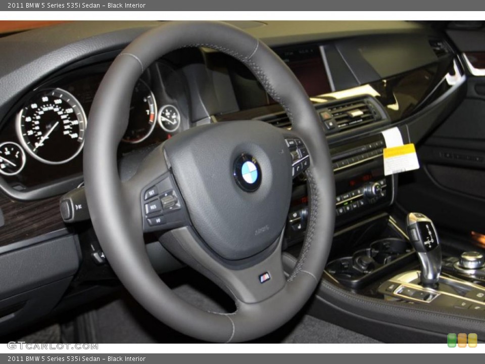 Black Interior Photo for the 2011 BMW 5 Series 535i Sedan #44921380