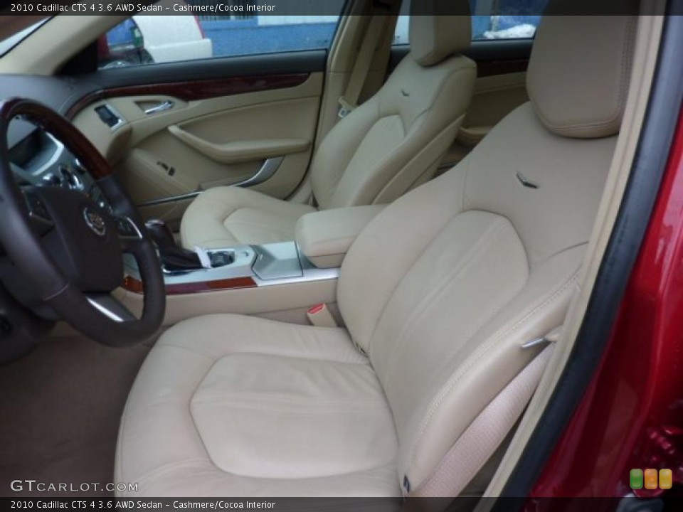 Cashmere/Cocoa Interior Photo for the 2010 Cadillac CTS 4 3.6 AWD Sedan #44923936