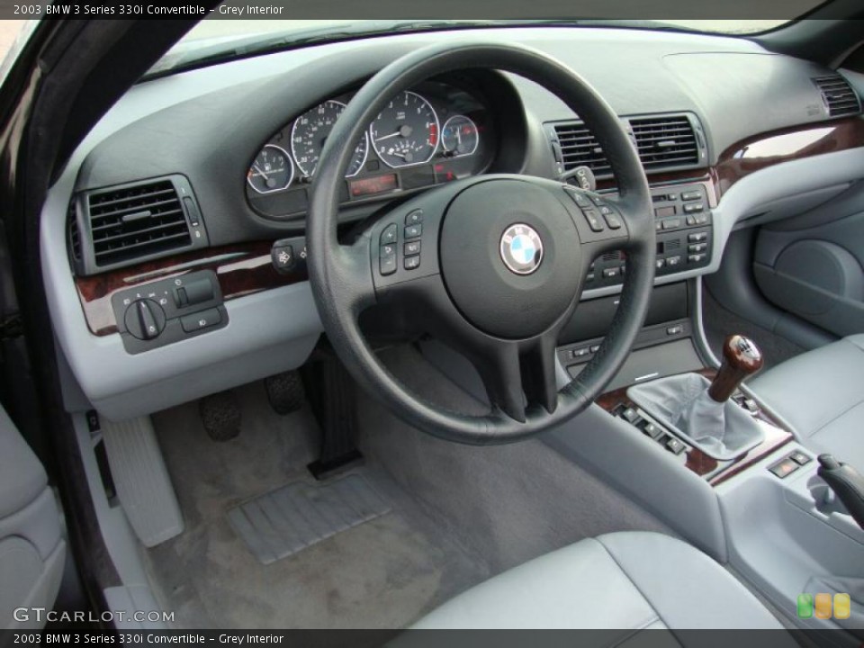 Grey Interior Prime Interior for the 2003 BMW 3 Series 330i Convertible #44926185