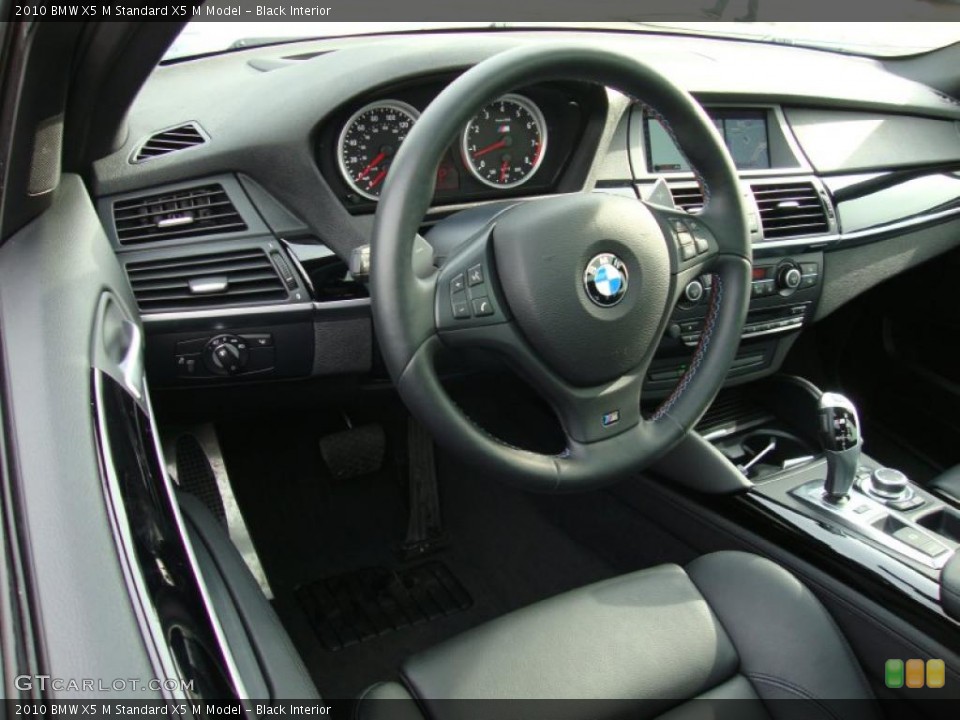 Black Interior Dashboard for the 2010 BMW X5 M  #44928382