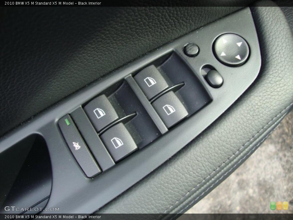 Black Interior Controls for the 2010 BMW X5 M  #44928429