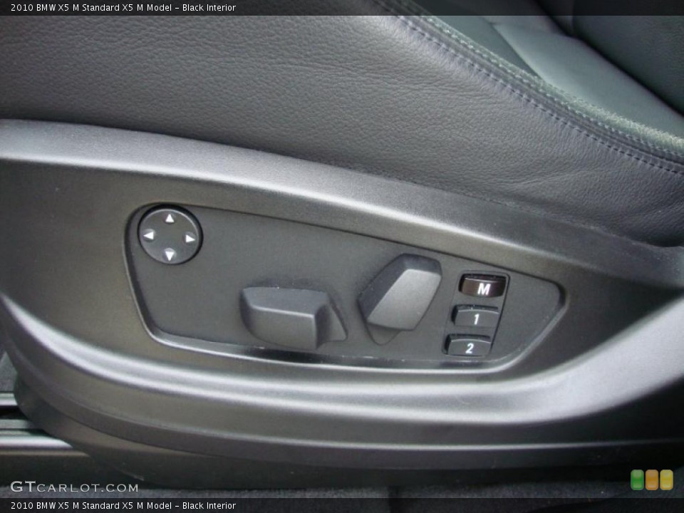 Black Interior Controls for the 2010 BMW X5 M  #44928465