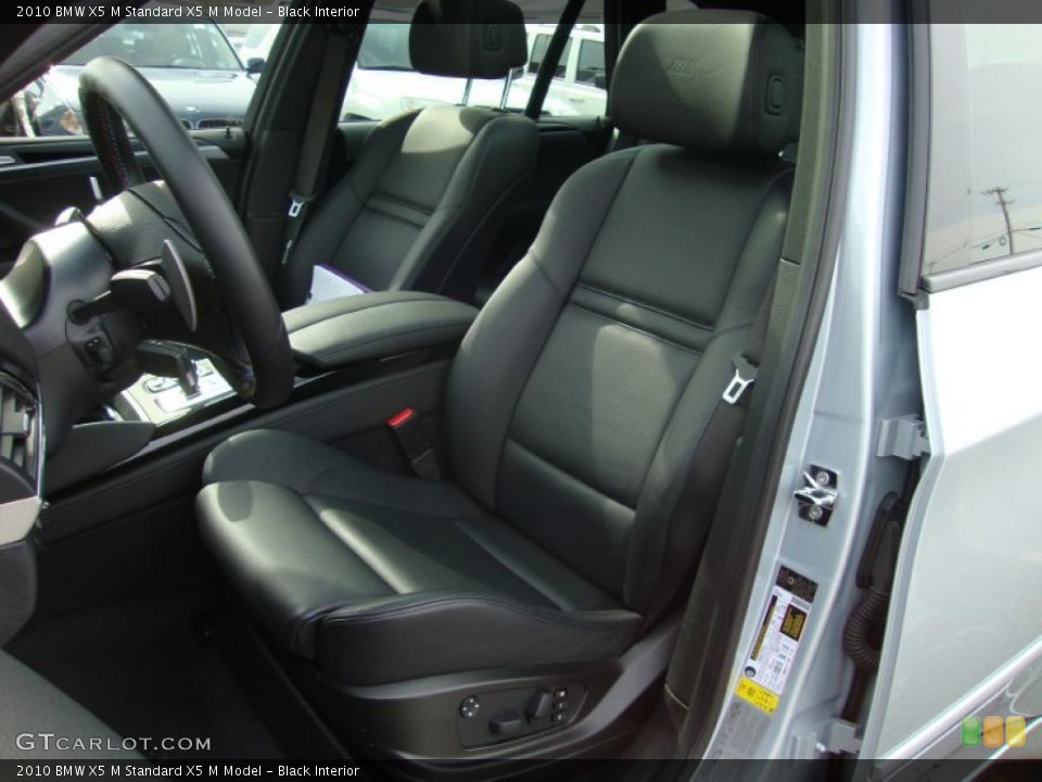 Black Interior Photo for the 2010 BMW X5 M  #44928489