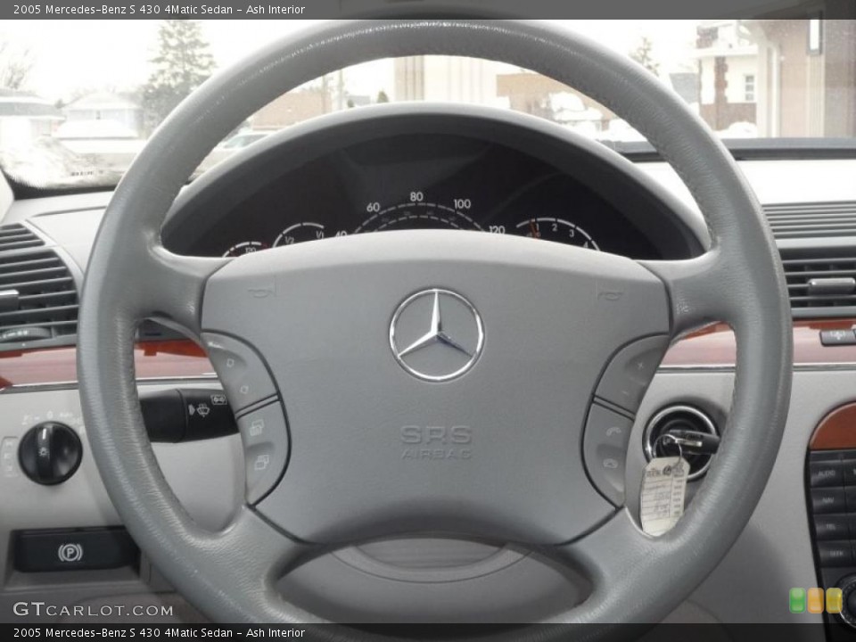 Ash Interior Steering Wheel for the 2005 Mercedes-Benz S 430 4Matic Sedan #44928617