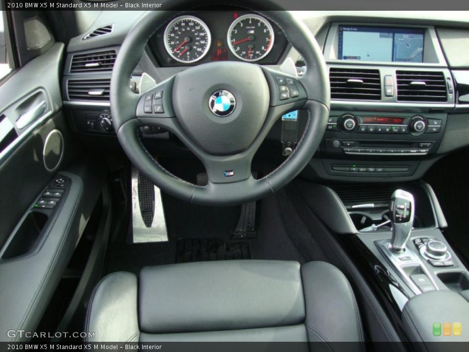 Black Interior Dashboard for the 2010 BMW X5 M  #44928726