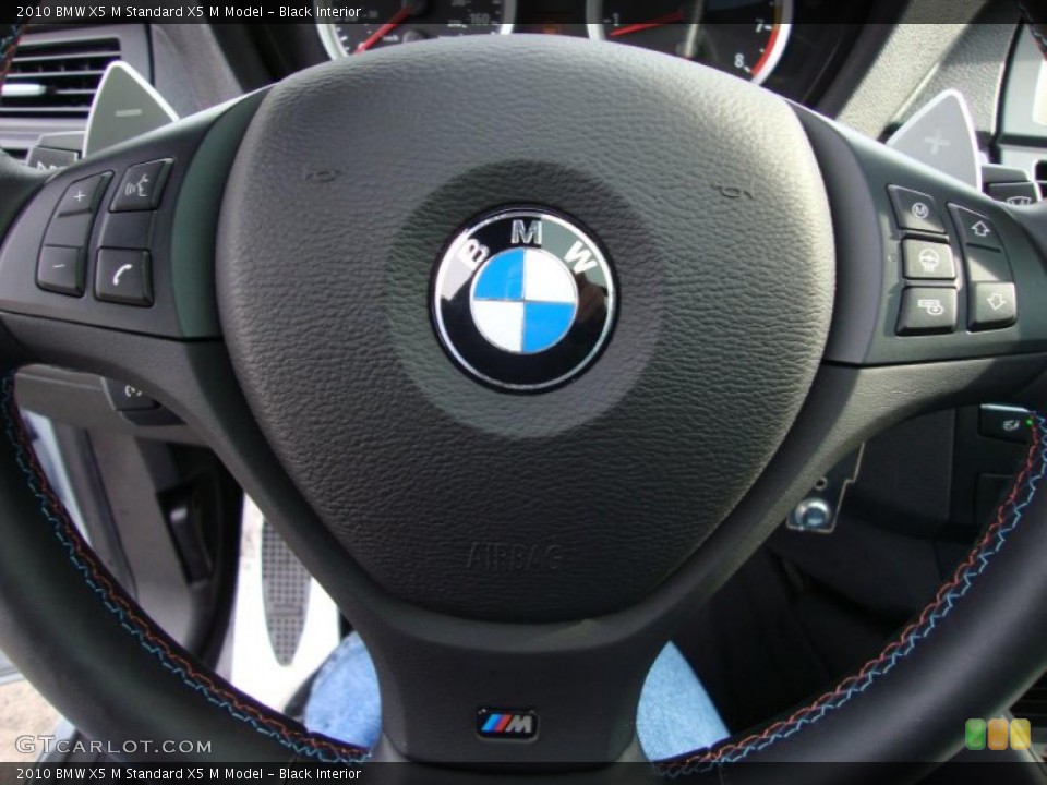 Black Interior Controls for the 2010 BMW X5 M  #44929097