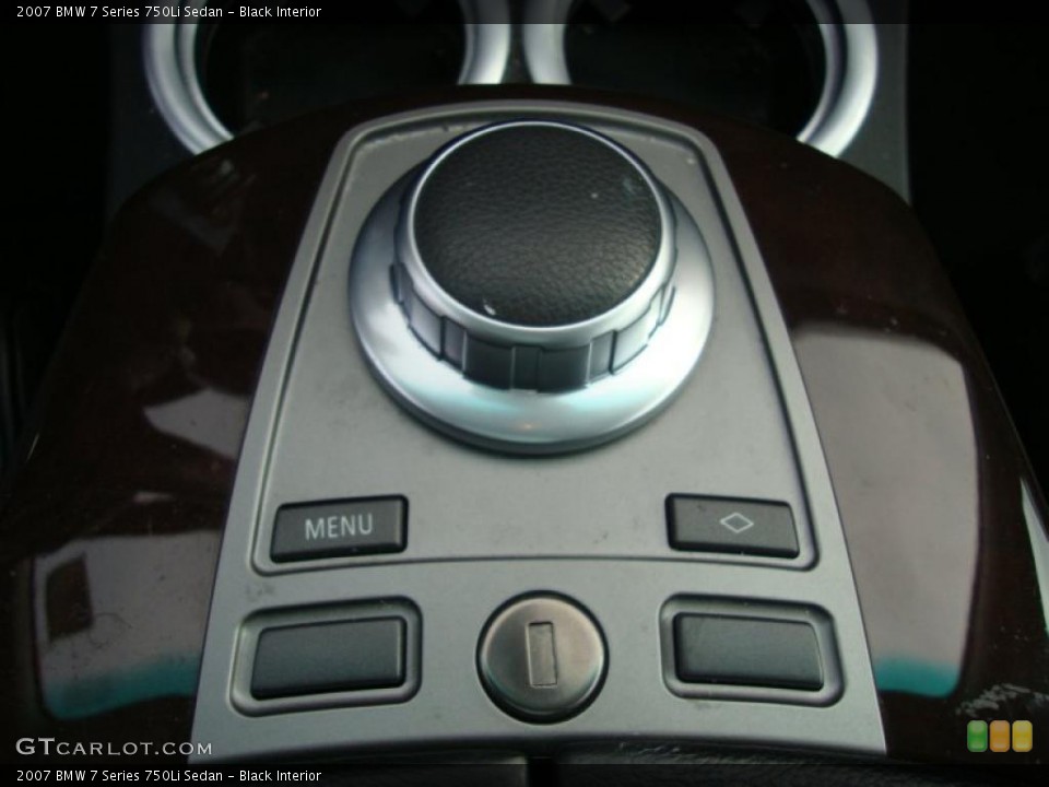 Black Interior Controls for the 2007 BMW 7 Series 750Li Sedan #44929873