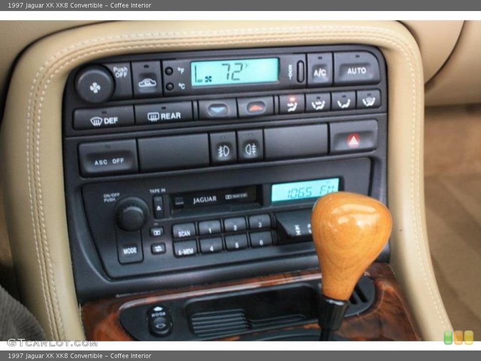 Coffee Interior Controls for the 1997 Jaguar XK XK8 Convertible #44930513