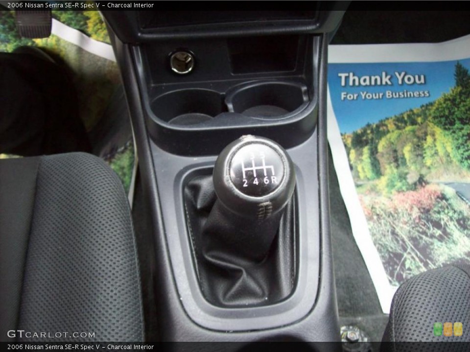 Charcoal Interior Transmission for the 2006 Nissan Sentra SE-R Spec V #44930597