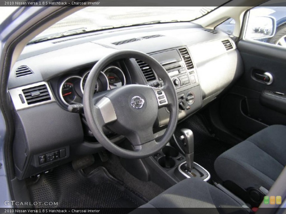 Charcoal Interior Dashboard for the 2010 Nissan Versa 1.8 S Hatchback #44934557