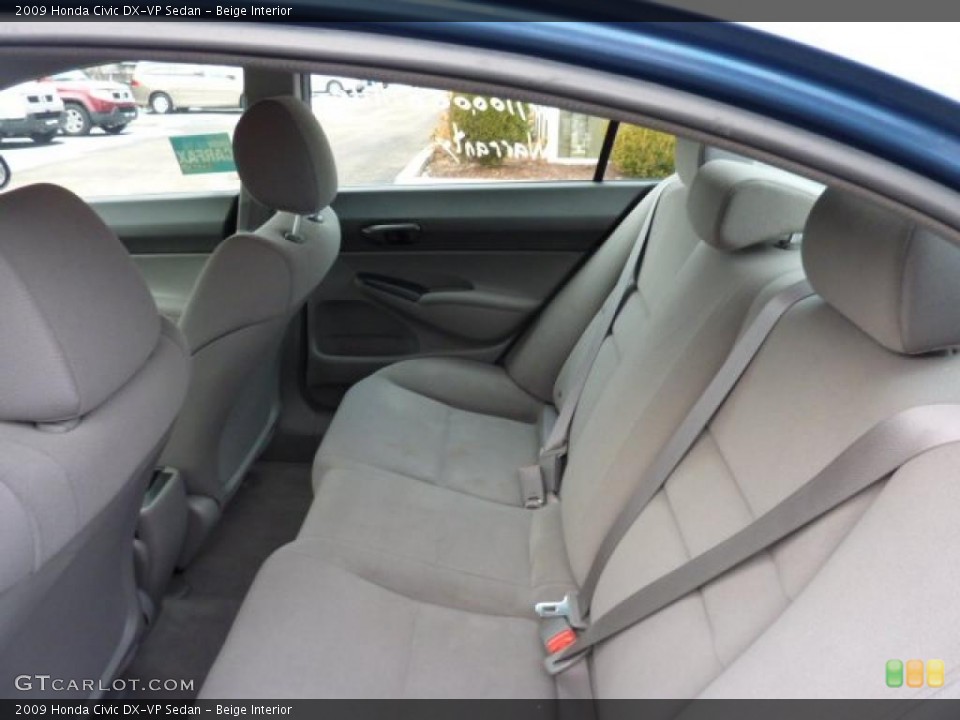 Beige Interior Photo for the 2009 Honda Civic DX-VP Sedan #44935577
