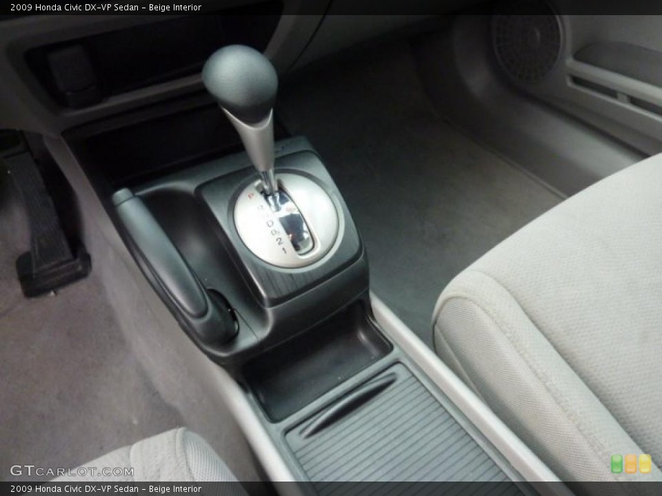 Beige Interior Transmission for the 2009 Honda Civic DX-VP Sedan #44935665