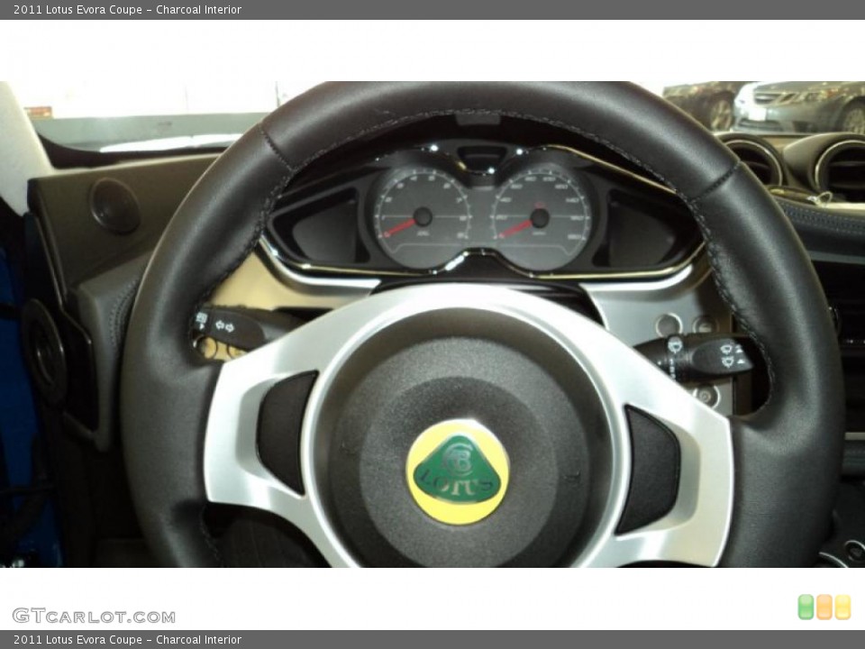 Charcoal Interior Steering Wheel for the 2011 Lotus Evora Coupe #44938281