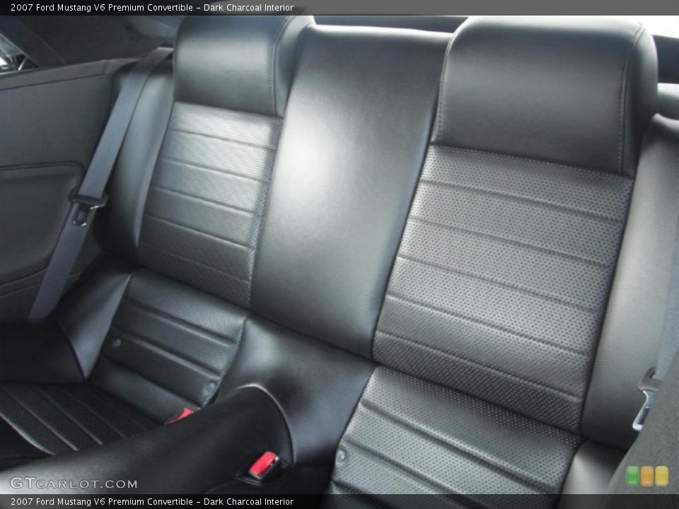 Dark Charcoal Interior Photo for the 2007 Ford Mustang V6 Premium Convertible #44939209