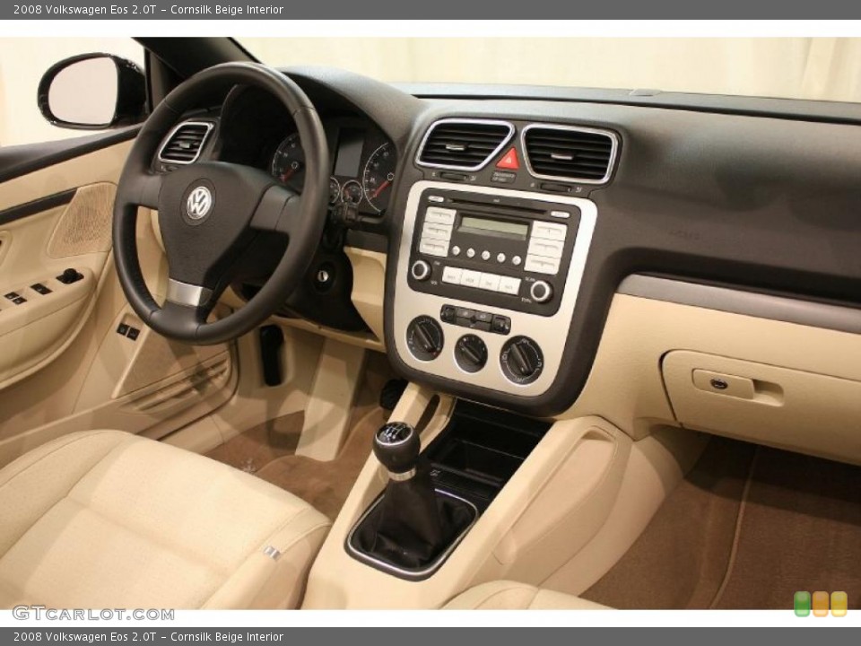 Cornsilk Beige Interior Dashboard for the 2008 Volkswagen Eos 2.0T #44940349