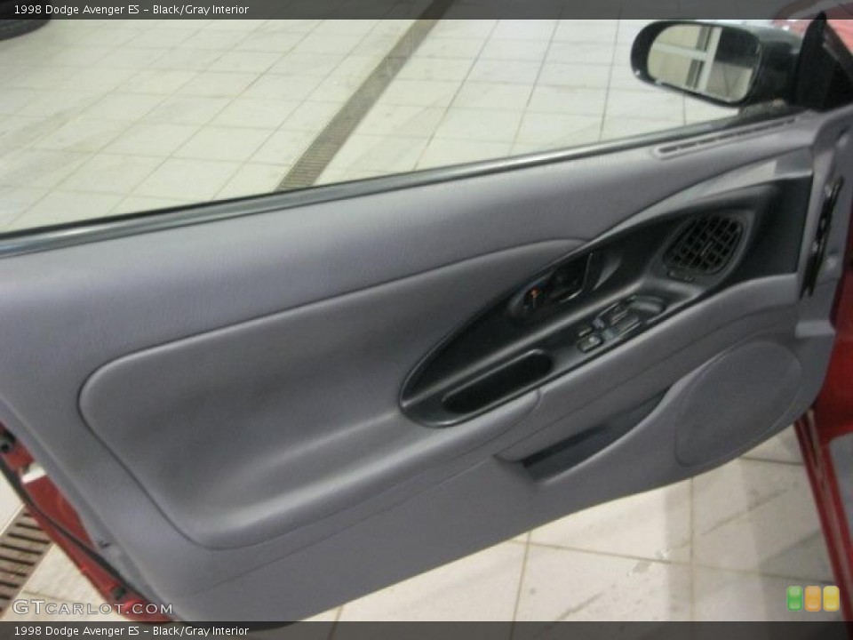Black/Gray Interior Door Panel for the 1998 Dodge Avenger ES #44943657