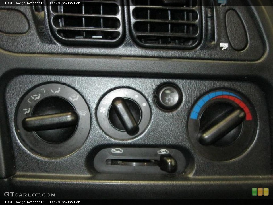 Black/Gray Interior Controls for the 1998 Dodge Avenger ES #44943825