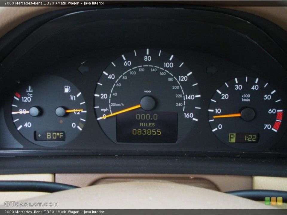 Java Interior Gauges for the 2000 Mercedes-Benz E 320 4Matic Wagon #44944909