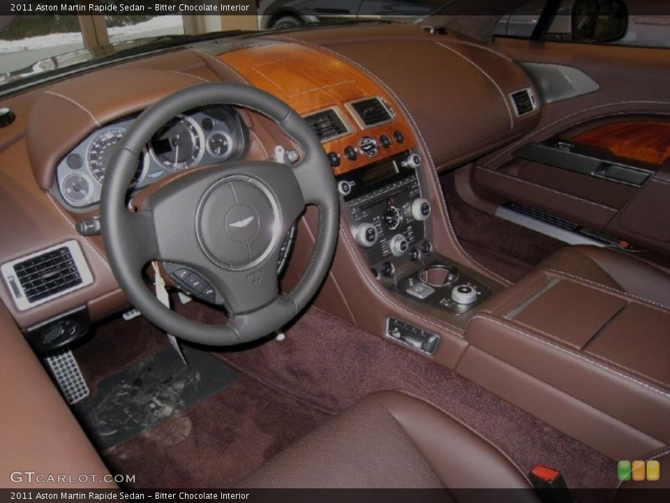 Bitter Chocolate Interior Prime Interior for the 2011 Aston Martin Rapide Sedan #44945465