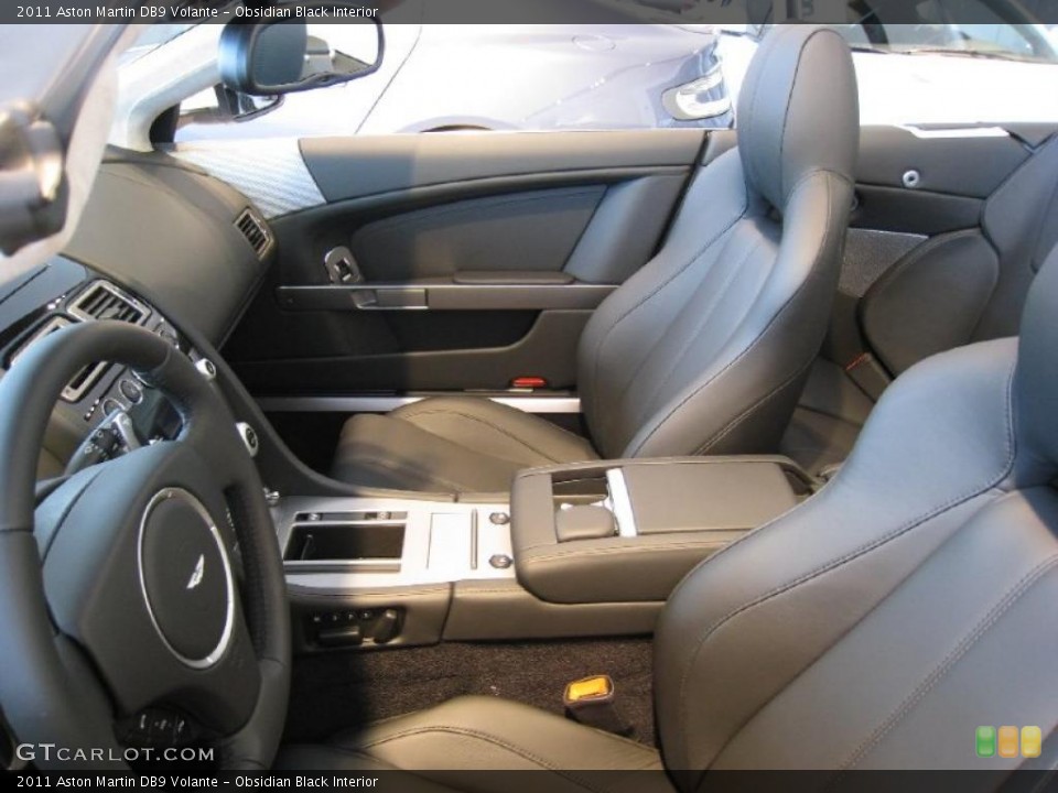 Obsidian Black Interior Photo for the 2011 Aston Martin DB9 Volante #44945753