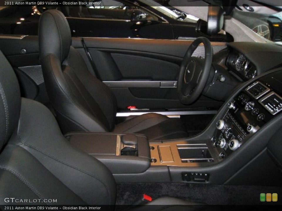 Obsidian Black Interior Photo for the 2011 Aston Martin DB9 Volante #44945805