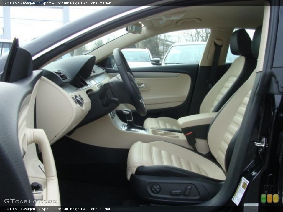 Cornsilk Beige Two Tone Interior Photo for the 2010 Volkswagen CC Sport #44946189