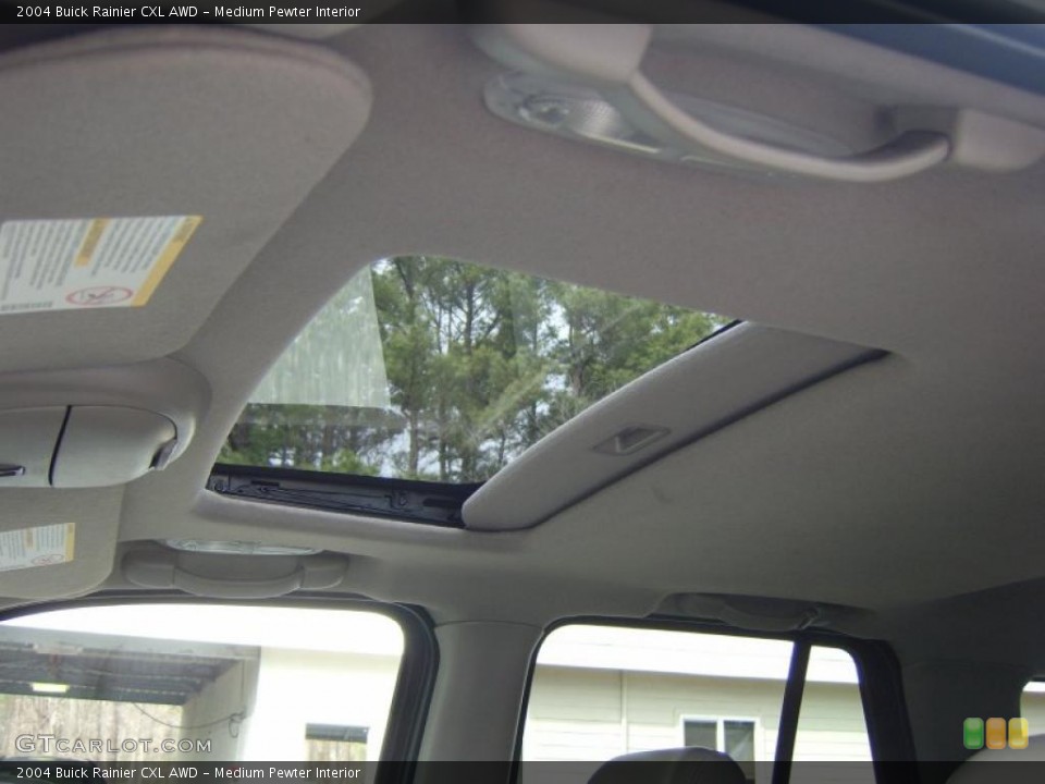 Medium Pewter Interior Sunroof for the 2004 Buick Rainier CXL AWD #44947163