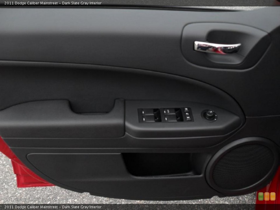Dark Slate Gray Interior Door Panel for the 2011 Dodge Caliber Mainstreet #44947221